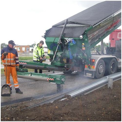 asfaltkørsel båndbil kantudlægning båndudlægger